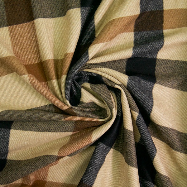 Шерстяная пальтовая ткань с мохером Burberry